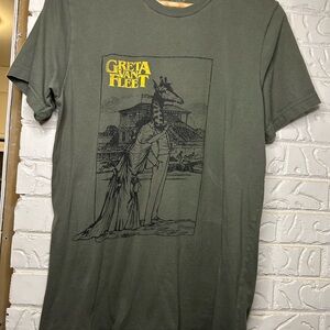 Greta Van Fleet - Giraffe Escape to Nature Shirt - Size Large
